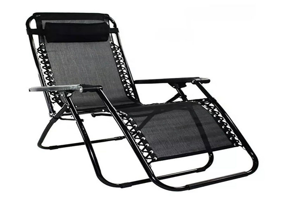 Chaise longue extérieure réglable de plage de meubles pliant la chaise zéro gravité pour le bureau