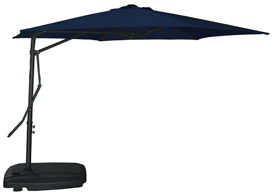 parapluie réglable d'ombre de Sun de parapluie extérieur de patio de jardin de café du polyester 180g