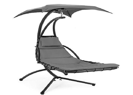 Chaise extérieure respirable d'hamac de jardin, chaise accrochante d'oscillation d'hamac