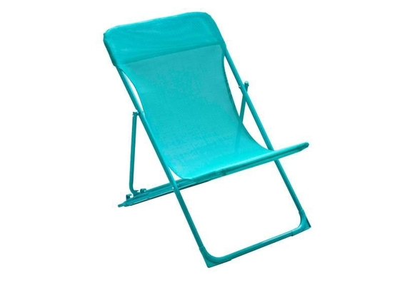 Chaise à trois positions de bride de pliage de patio d'oscillation de chaise pliable multicolore de camping