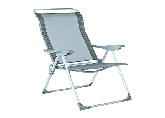 Chaise pliable extérieure de sac à dos réglable avec le matériel de 1x1 Textilene