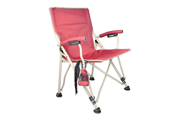 chaises de camping de pliage du polyester 600x300D avec les accoudoirs capitonnés