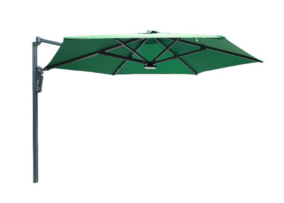 parasol de bâti de mur de la CE de jardin de couleur verte de 2.5m
