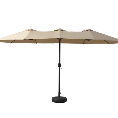 Double parasol principal 200x400M extérieurs Customized de patio de jardin