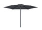 Parapluie extérieur rectangulaire de parasol d'ODM Sun d'OEM avec 6 Rib Straight Pole