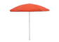 Parapluie de plage extérieur en acier de parasol de parapluie de Polonais Sun avec des nervures de fibre de verre