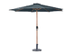 Parasol extérieur de Sun de polyester en acier, grands parapluies imperméables de jardin