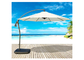 8 nervures en aluminium autour de parapluie en porte-à-faux Sunblock de parasol et de protection UV forte