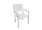 Chaises empilables en aluminium de patio de chaise pliable extérieure écologique de Textilene
