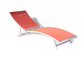 Meubles extérieurs étendus adaptés aux besoins du client de piscine de canapé de Textilene