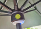parapluie de 300x245cm 8 Rib Straight Pole Parasol Garden avec le système de haut-parleurs de Bluetooth