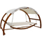 Double en bois de tente de polyester d'hamac de jardin de longueur extérieure des meubles 325cm