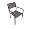 Meubles extérieurs de Seat 83.5cm de jardin en métal de chaise en plastique de pile