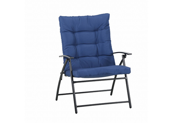 Chaise capitonnée extérieure multicolore, chaise de camp réglable de taille